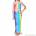 Kids' Swimwear Swim Skirt 3pcs Sets Girls Mermaid Swimsuits Rainbow B01MXZU8EA